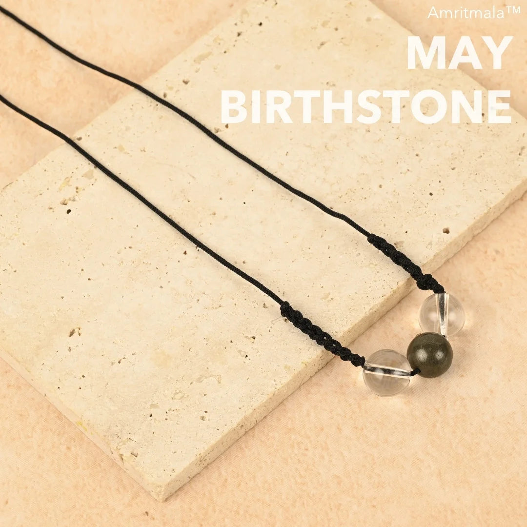 MAY BIRTHSTONE PYRITE (LUCK MALA)