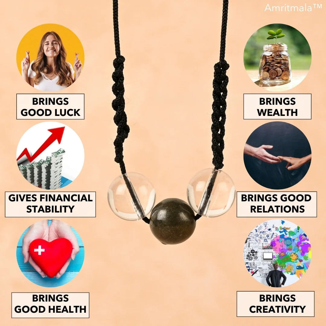 MAY BIRTHSTONE PYRITE (LUCK MALA)