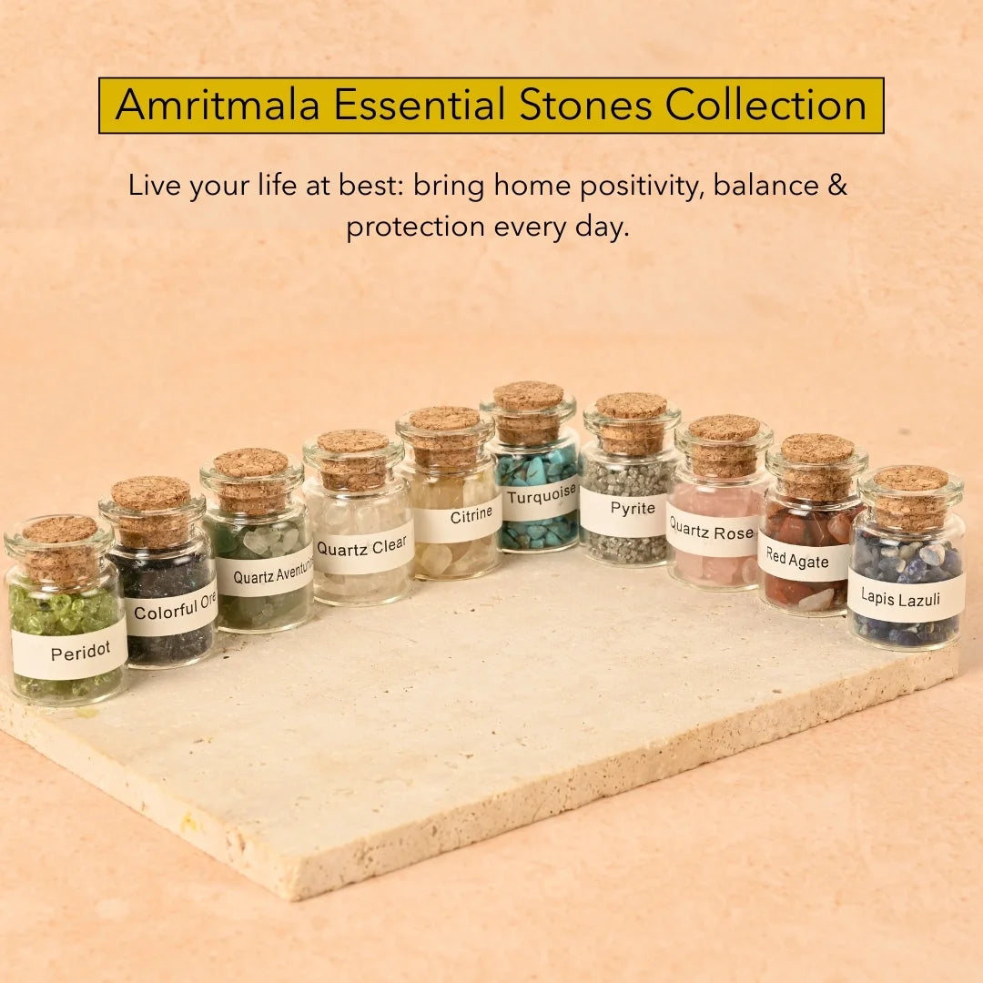 Amritmala Essential Stones Collection: 10 Crystals for Everyday Problems (Live your life at best)
