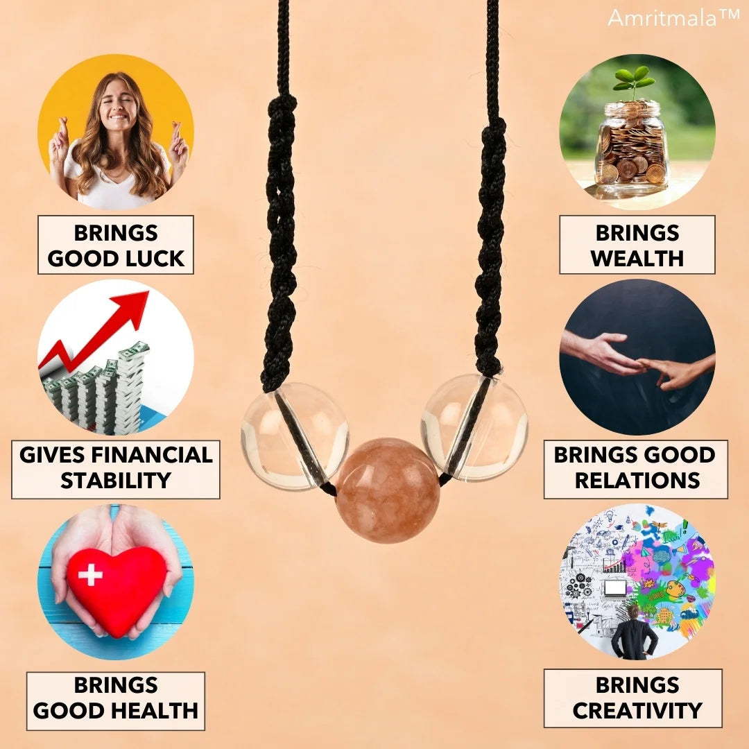 JULY BIRTHSTONE SUNSTONE (LUCK MALA)