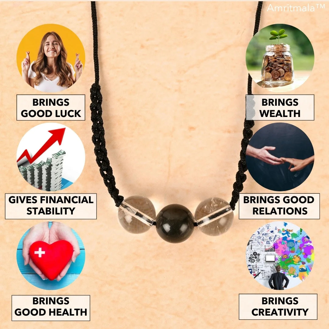 JANUARY BIRTHSTONE BLACK ONYX (LUCK MALA)