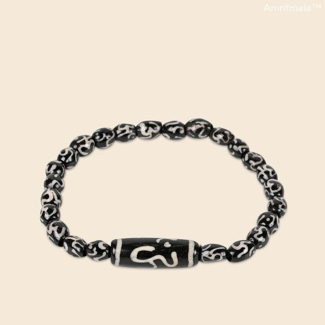 OM BEADS POWER BRACELET BY AMRITMALA