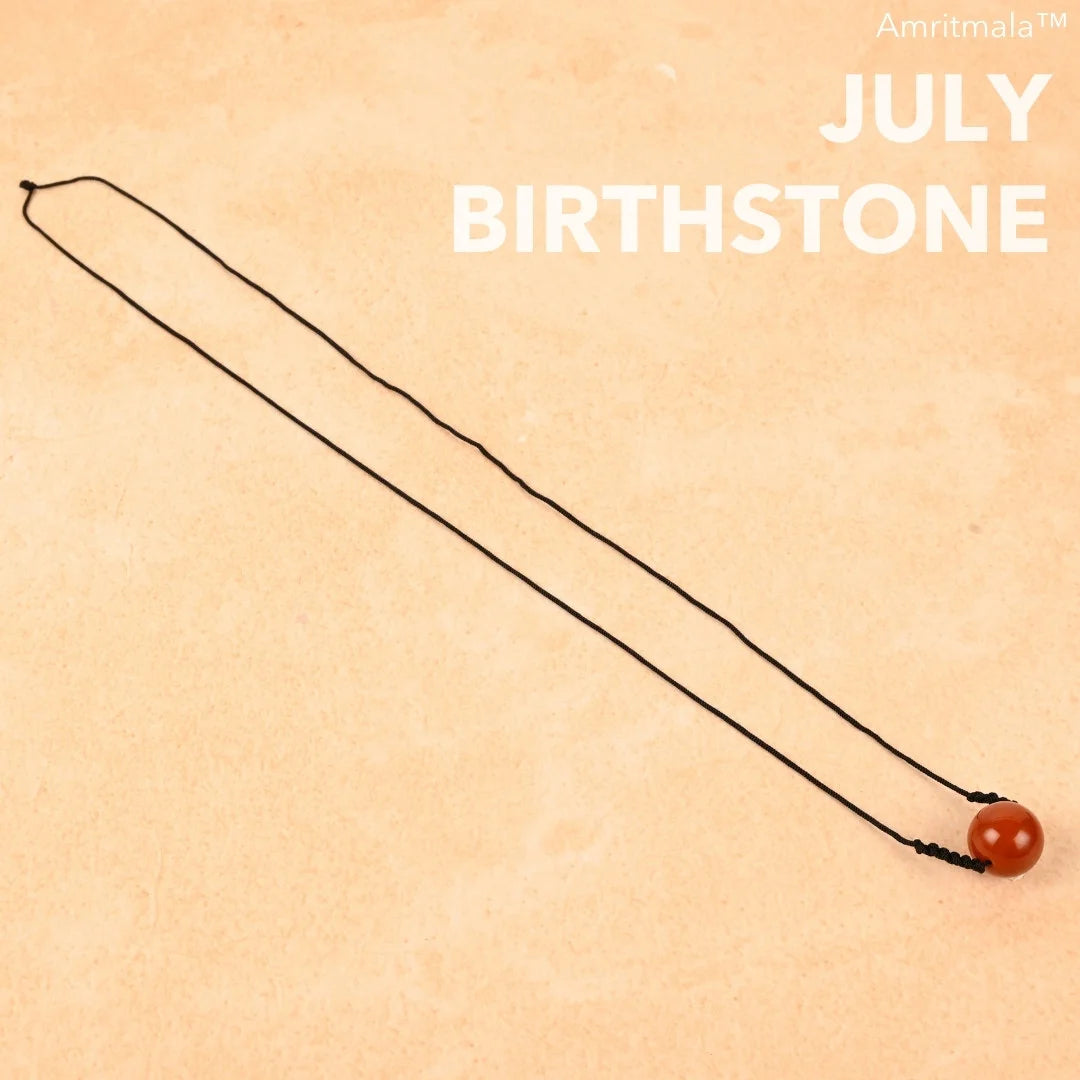 JULY BIRTHSTONE CARNELIAN (LUCK MALA)