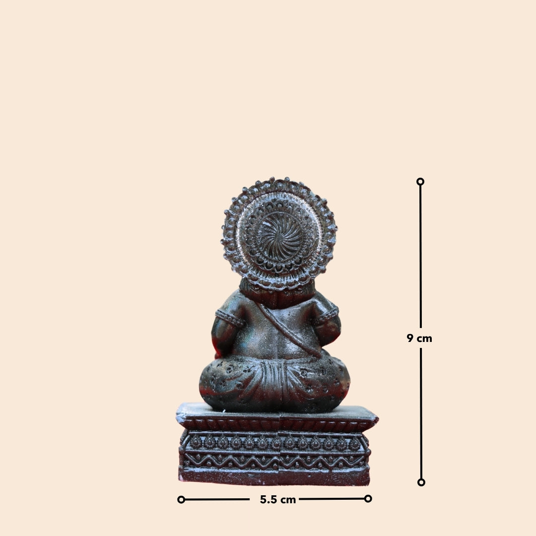 Amritmala Lord Kuber Idol for Unlimited Money & Wealth (Made with 100% Pure Pyrite)