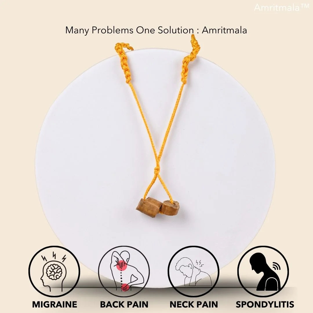 AMRITMALA PURE HERB (YELLOW) (FOR CERVICAL PAIN, MIGRAINE, NECK PAIN, SHOULDER PAIN, BACK PAIN, SPONDYLITIS ETC.) (Buy One get two FREE TODAY)