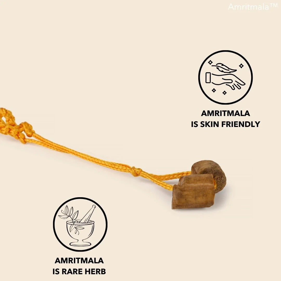 AMRITMALA PURE HERB (YELLOW) (FOR CERVICAL PAIN, MIGRAINE, NECK PAIN, SHOULDER PAIN, BACK PAIN, SPONDYLITIS ETC.) (Buy One get two FREE TODAY)