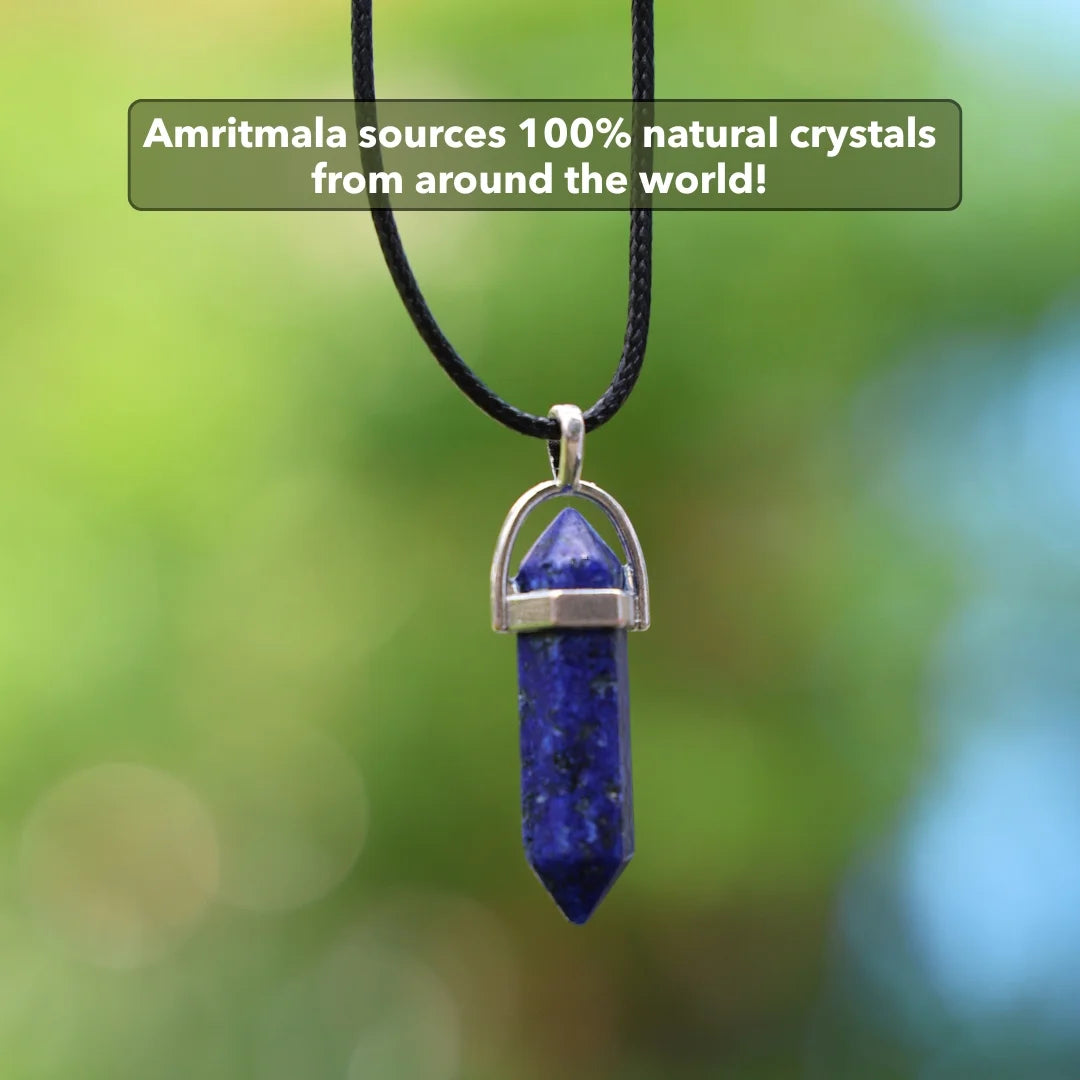 Amritmala for Confidence in Communication (Genuine Lapis Lazuli Pendant)