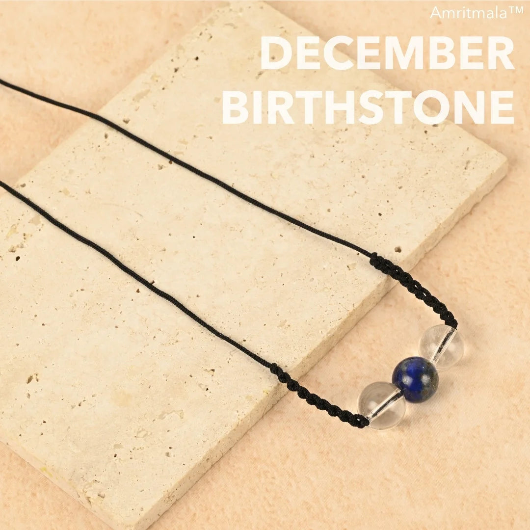 DECEMBER BIRTHSTONE BLUE KYNITE (LUCK MALA)