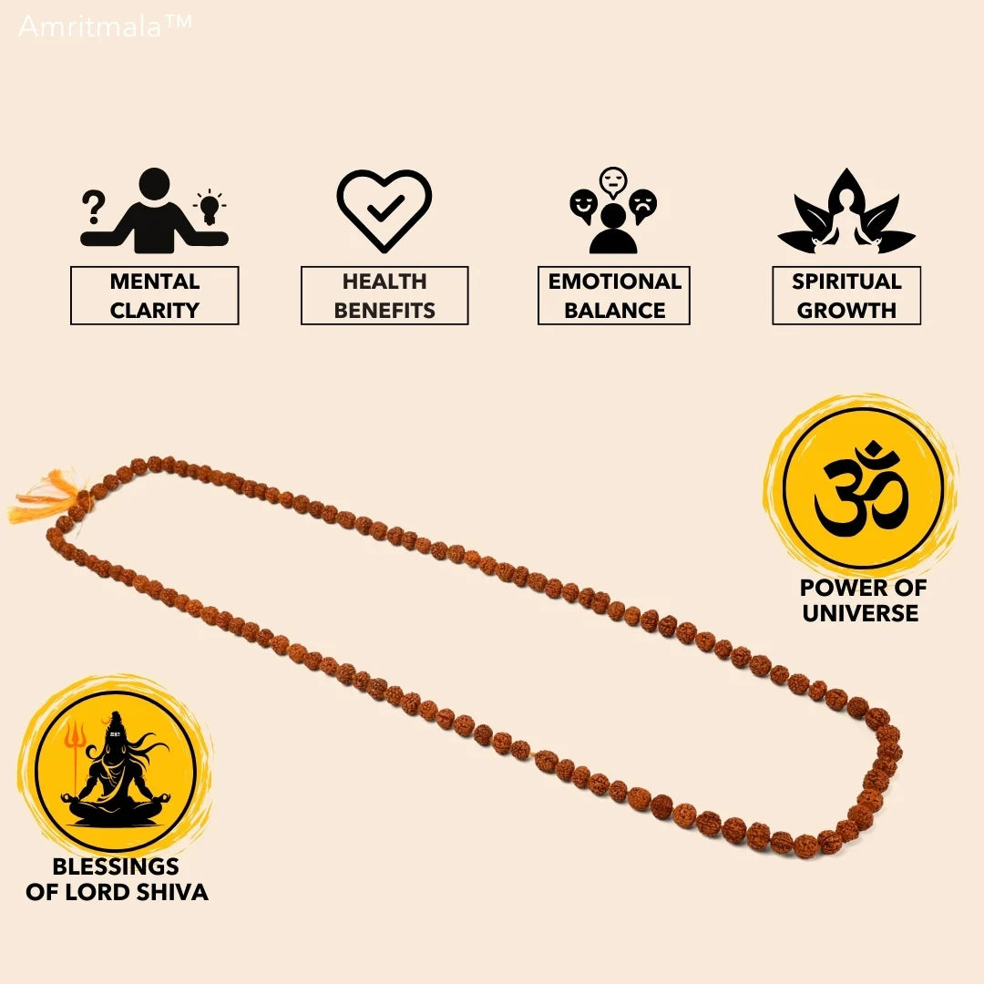 AMRITMALA'S RUDRA MALA (For Japa & Positivity)