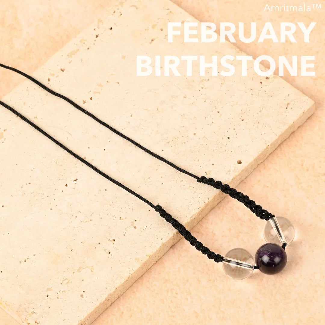 FEBRUARY BIRTHSTONE AMETHYST (LUCK MALA)