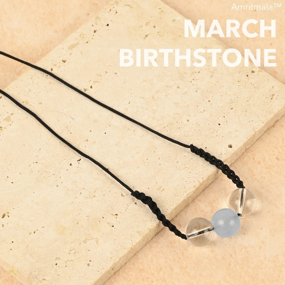 MARCH BIRTHSTONE AQUAMARINE (LUCK MALA)