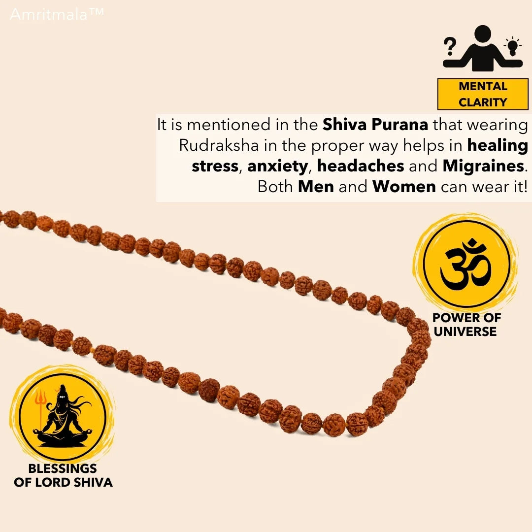 AMRITMALA'S RUDRA MALA (For Japa & Positivity)