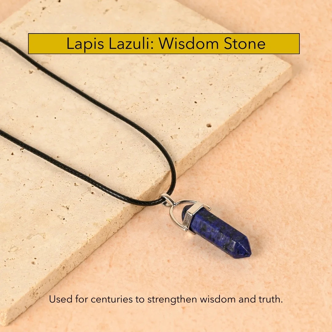 Amritmala for Confidence in Communication (Genuine Lapis Lazuli Pendant)