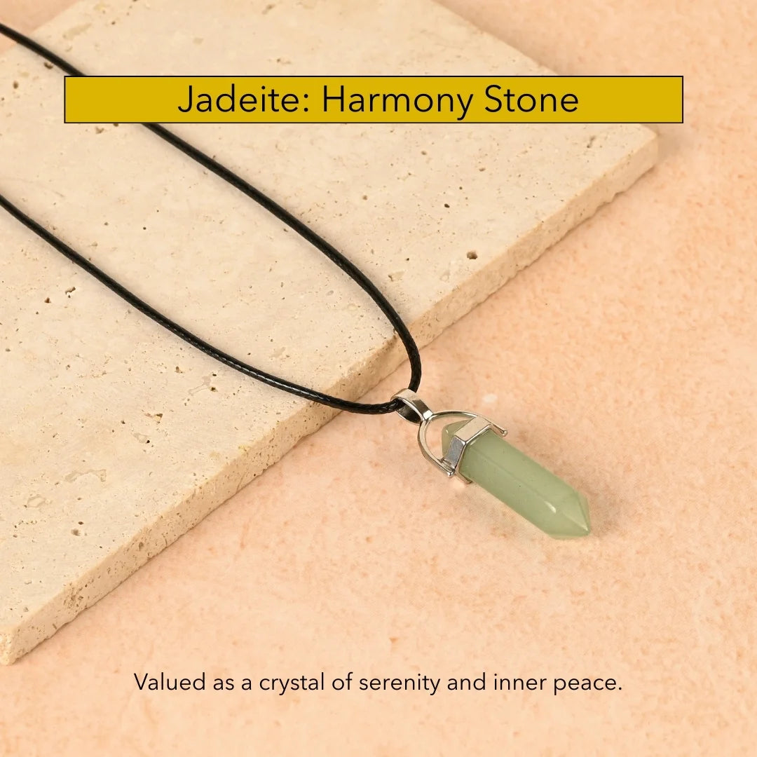 Amritmala for Peace & Balance (Genuine Jadeite Pendant)