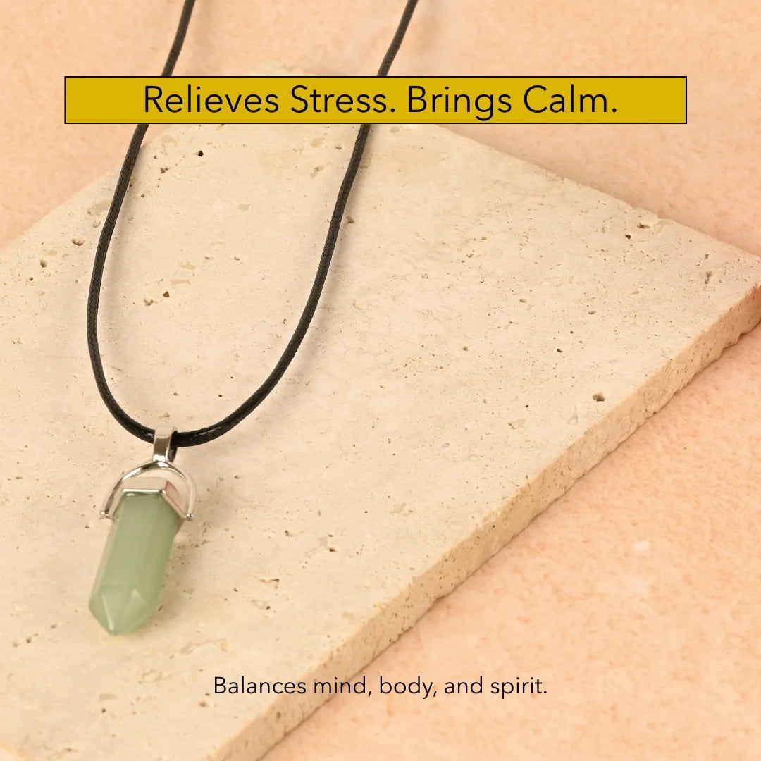 Amritmala for Peace & Balance (Genuine Jadeite Pendant)