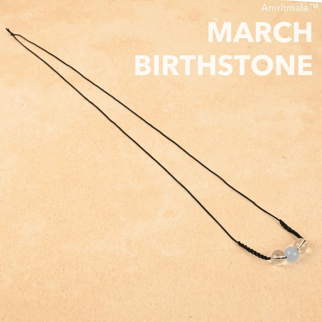 MARCH BIRTHSTONE AQUAMARINE (LUCK MALA)