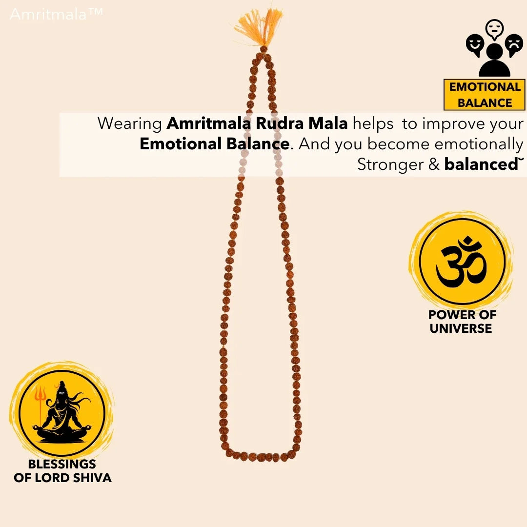 AMRITMALA'S RUDRA MALA (For Japa & Positivity)