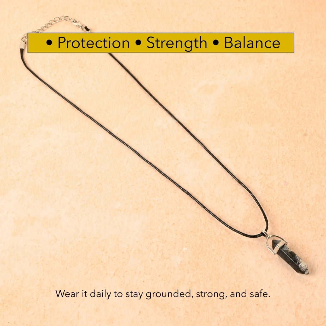 Amritmala for Protection (Genuine Black Tourmaline Pendant)