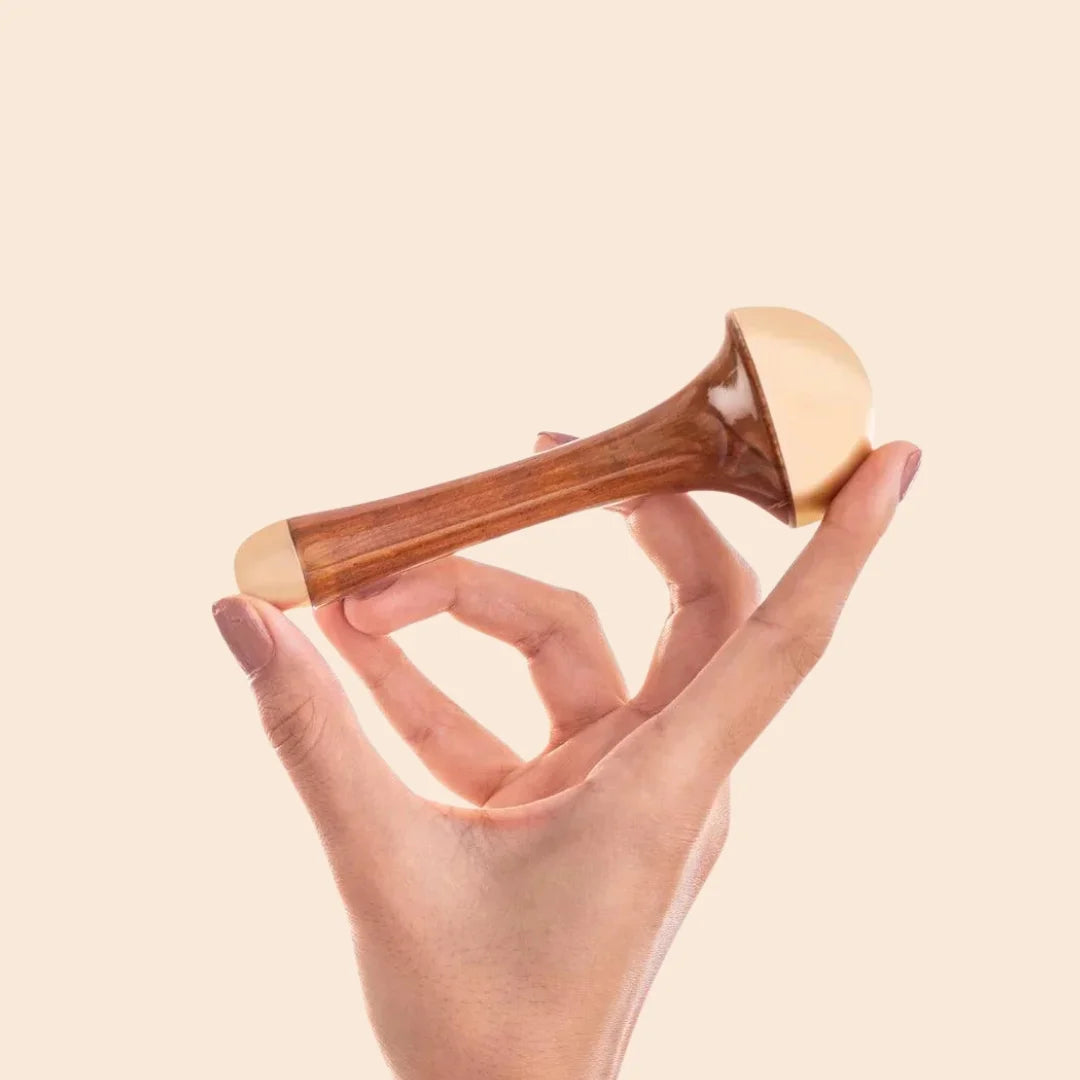 100% Natural Kansa wooden Wand by Amritmala (healthy & clean skin) (Also for healing stress & anxiety)