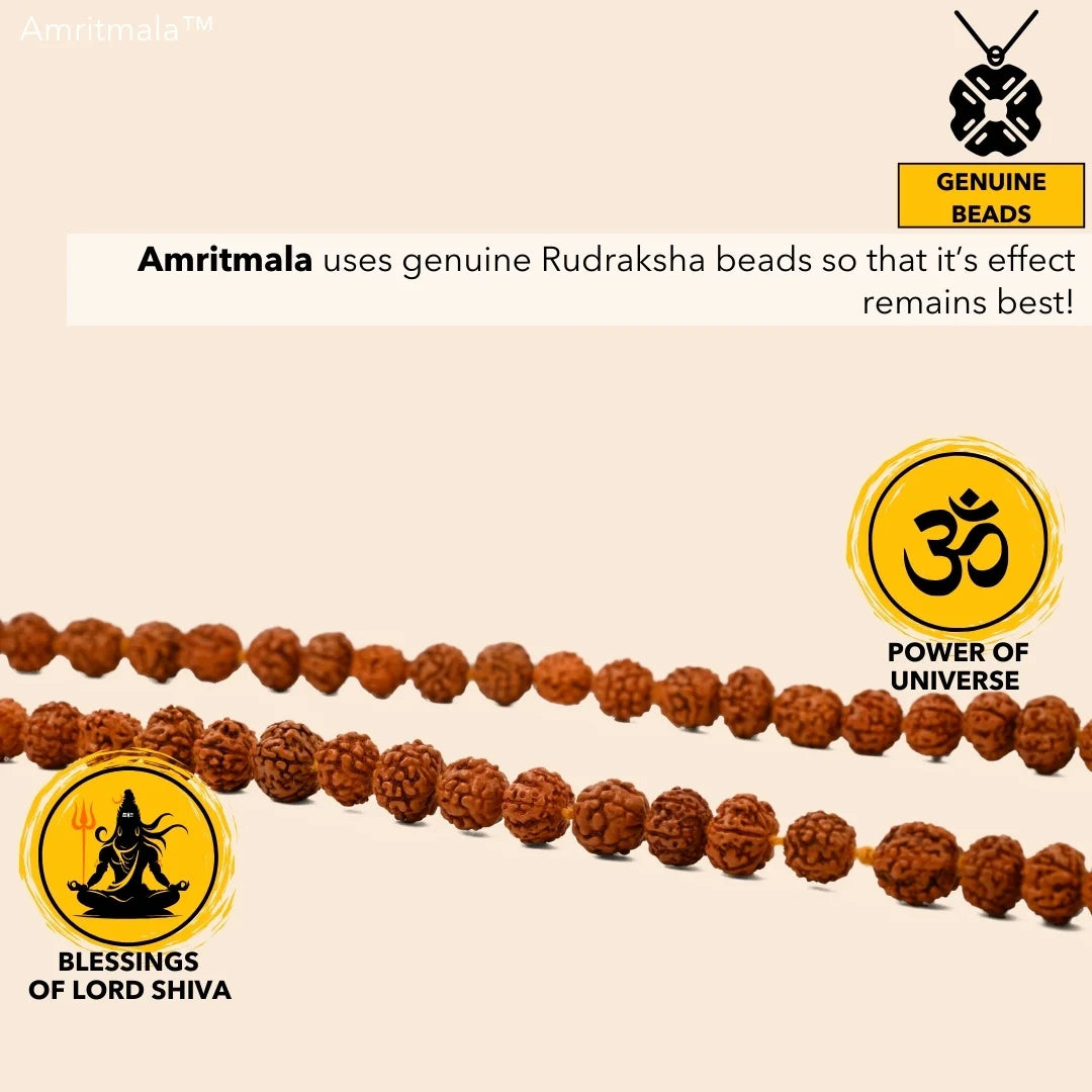 AMRITMALA'S RUDRA MALA (For Japa & Positivity)