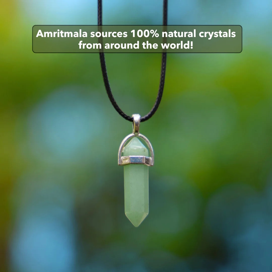 Amritmala for Peace & Balance (Genuine Jadeite Pendant)