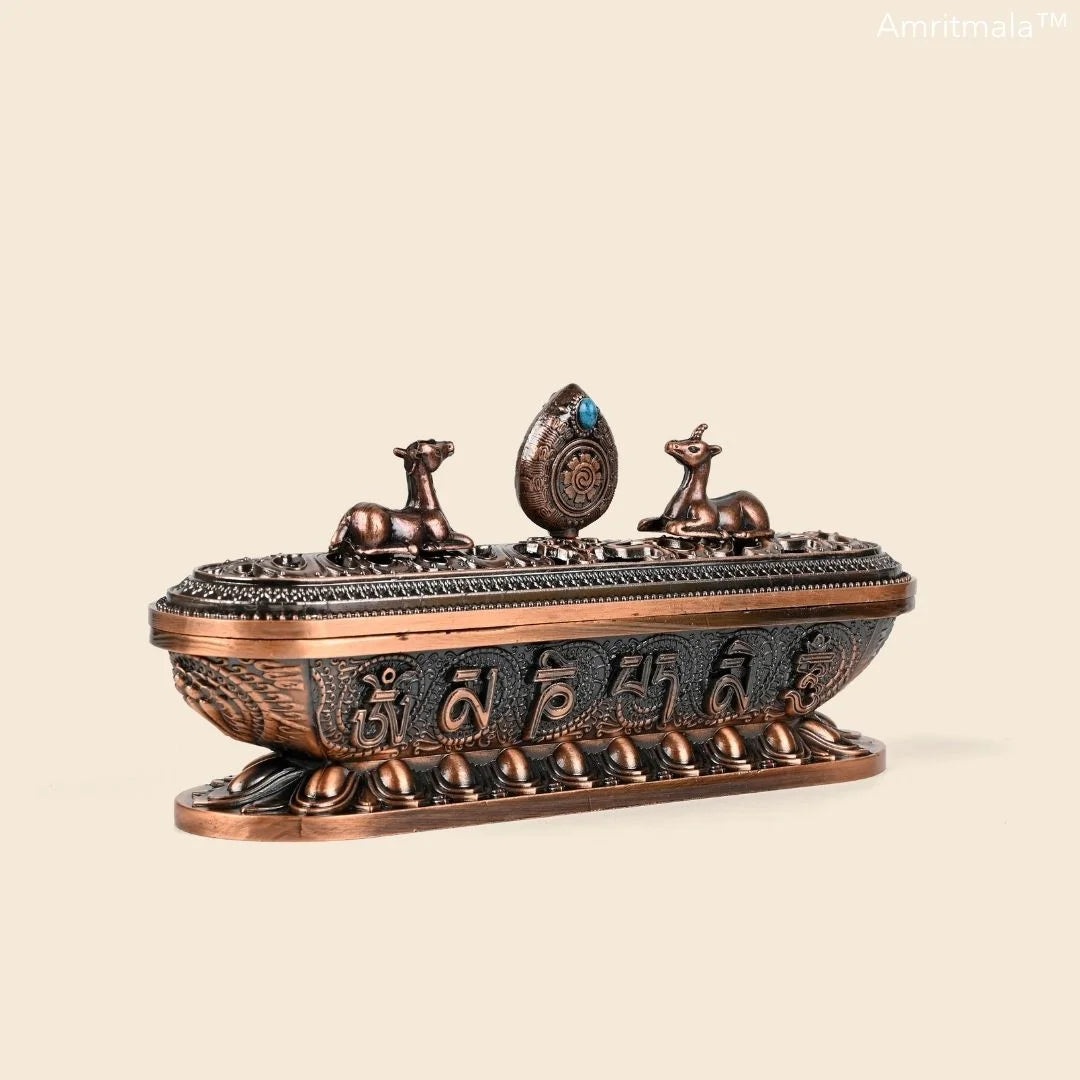 BRASS RELIGIOUS DHOOP SET BY AMRITMALA