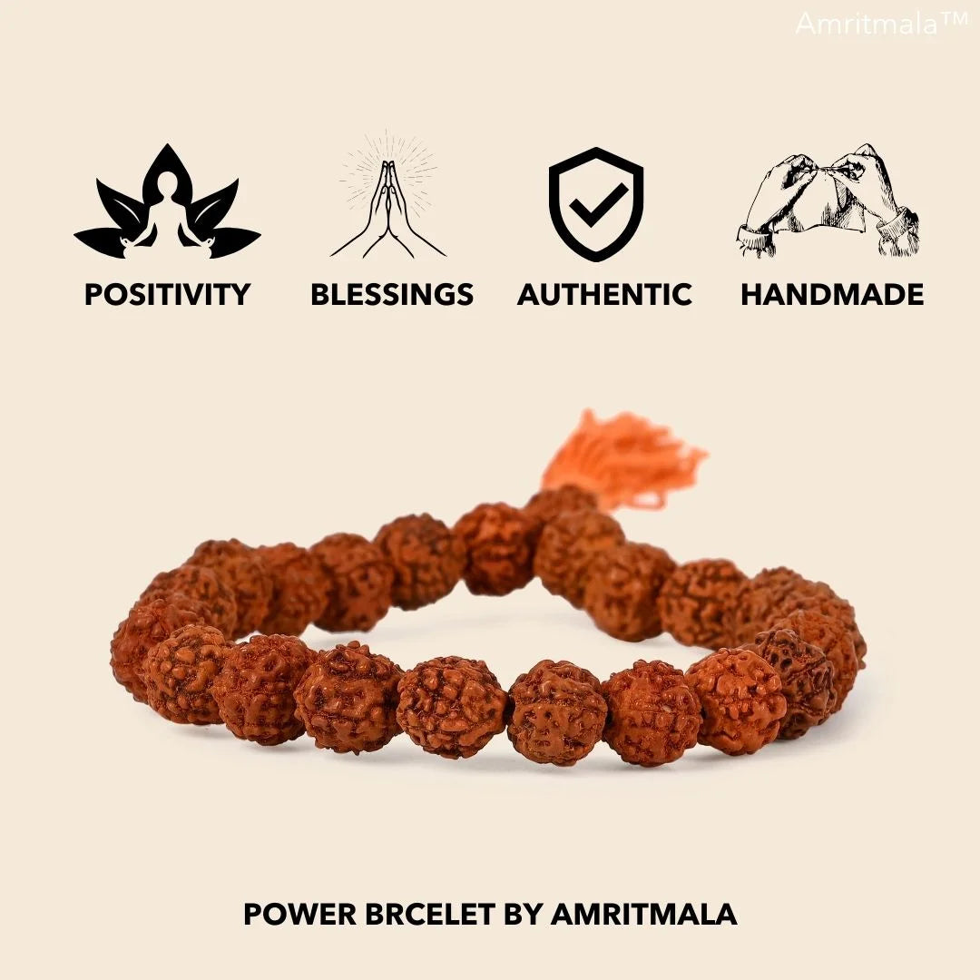 RUDRAKSHA POWER BRACELET BY AMRITMALA